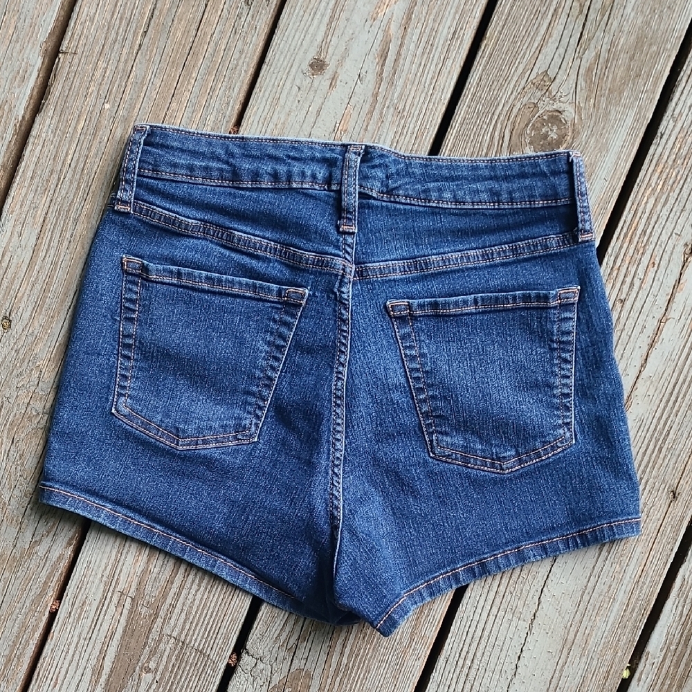 Wild Fable Blue Jean Shorts Distressed Cut-Off Style‎